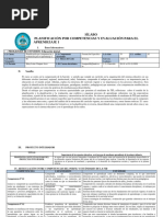 1 Silabo de Planificación Por Competencias y Evaluación para El Aprendizaje I-2020-I