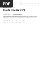 Reseña Histórica CICPC - PDF - Policía - Esfera Pública