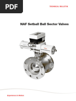 V Sector Ball Valve