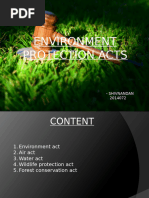 ENVIRONMENT PROTECTION ACTS - Shivnandan