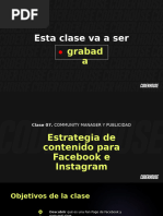 Clase 6 - Estrategia de Contenido para Facebook