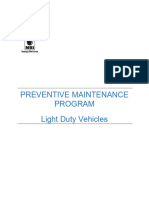 PM Program For Light Duty Vehicles