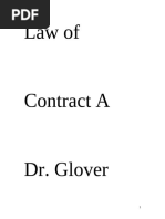 Law of Contract