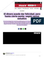 El Dinero Puede Dar Felicidad, Pero Hasta Cierto Punto, Según Varios Estudios