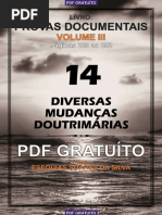 Diversas Mudanças Doutrinárias - Provas Documentais 14