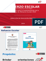 Orientaciones para El Refuerzo Escolar-Nivel Primaria