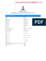 Pak Navy IPAS Form