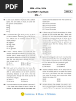 Arithmetic - DPP 12 (Of Lecture 13) - MBA Elite 2024