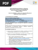 Guia de Actividades y Rúbrica de Evaluación - Momento 2 - Explorando Textos Académicos