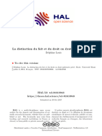 Thèse - La Distinction Du Fait Et Du Droit en Droit Judiciaire Privé - D Louis-Caporal - 2017