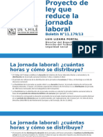 Proyecto de Ley Que Reduce La Jornada Laboral