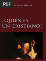 Quien Es Cristiano - Hans Urs Von Balthasar