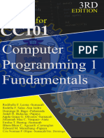 CC101 Computer Programming 1 Fundamentals