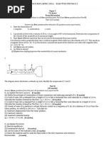 2016 Wassce May-June - Elective Physics 2