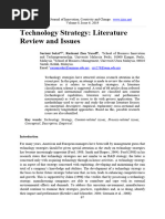 Technology Strategy:LR and Issues