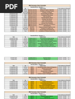 Mid Sem Schedule