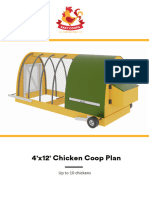 4x12 Chicken Coop Plan-Free