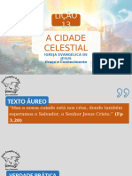 Lição 13 - A Cidade Celestial