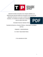 Aplicación del libre mercado en las compras estatales y su influencia para disminuir delitos de corrupción en los procesos de adquisición de bienes en los que se solicite la presentación de muestras, en el ámbito de compras de la Municipalidad de Lince entre los años 2023-2024.