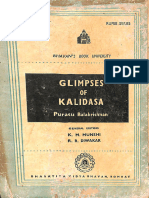 Glimpses of Kalidasa