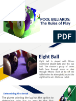 EIGHT-BALL Pool Rules