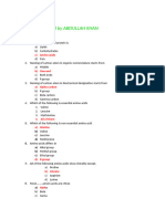 Biochemestry MCQs From Proteins 1