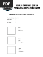 Peraturan Minisocer Revisi