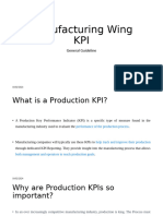 Manufacturing Wing KPI Final