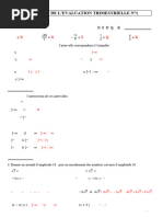 2nde - Evaluation Trimestrielle 1 - 2023-2024 - Correction