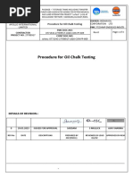 Procedure For Oil Chalk Testing 29-05-2023