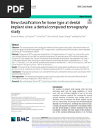 New Classification For Bone Type