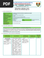 Sesión de Aprendizaje 3 2024 Unidad 2