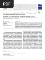 Nondestructive Monitoring On Hydration Behavior of Cement Pastes Via The Electrochemical Impedance Spectroscopy Method