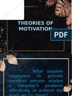 Motivational Theories