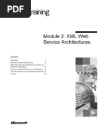 Module 2: XML Web Service Architectures