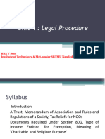 Unit 4 Legal Procedure