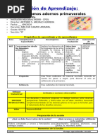 6º Grado Dia 5 Art. Elaboramos Adornos Primaverales