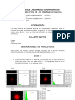 Informe Laboratorio Interpretación Probabilística de Los Orbitales Atómicos