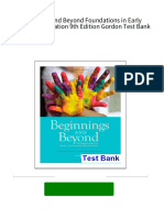 Instant download Beginnings and Beyond Foundations in Early Childhood Education 9th Edition Gordon Test Bank pdf all chapter