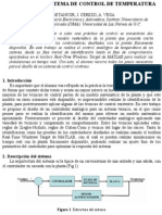 DiseÑo de Un Sistema de Control de Temperatura