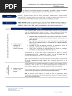 PR-GGC-20-03 Seguridad Industrial - Trabajos Seguros Espacios Confinados