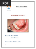 Occlusal Adjustment 