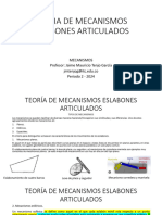 TEORIA DE MECANISMOS ESLABONES ARTICULADOS