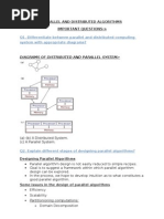 Parallel and Distributed Algorithms-IMPORTANT QUESTION