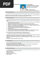 System Engineer CV