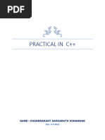 Practical in C++