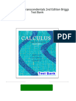 All chapter download Calculus Early Transcendentals 2nd Edition Briggs Test Bank