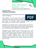 JURNAL REFLEKSI Dwimingguan Modul 3.2-Pemimpin Dalam Pengelolaan Sumber Daya - DHANA