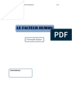 Fiche de Lecture - Le Facteur Humain