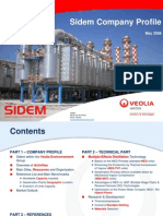 Sidem Company Profile: World Leader in Desalination Technology